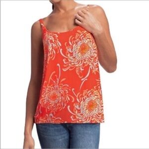 CAbi Orange Floral Camisole